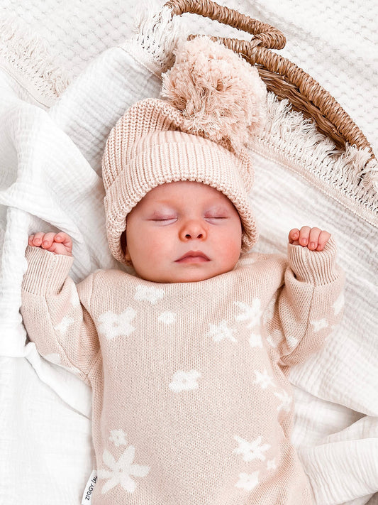 ZIGGY LOU - BEANIE  | NUDE