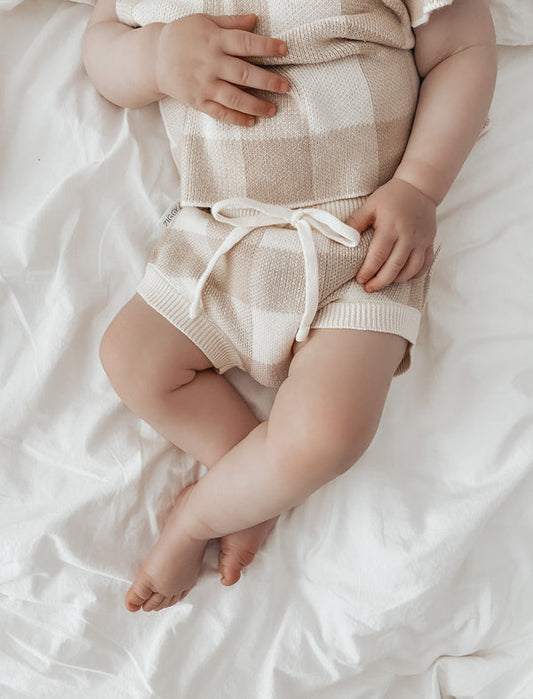 ZIGGY LOU - KNITTED BLOOMERS | GINGHAM