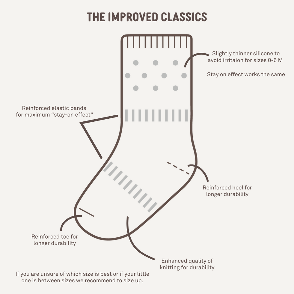 STUCKIES - Classic socks / Rose