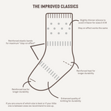 STUCKIES - Classic socks / Wood