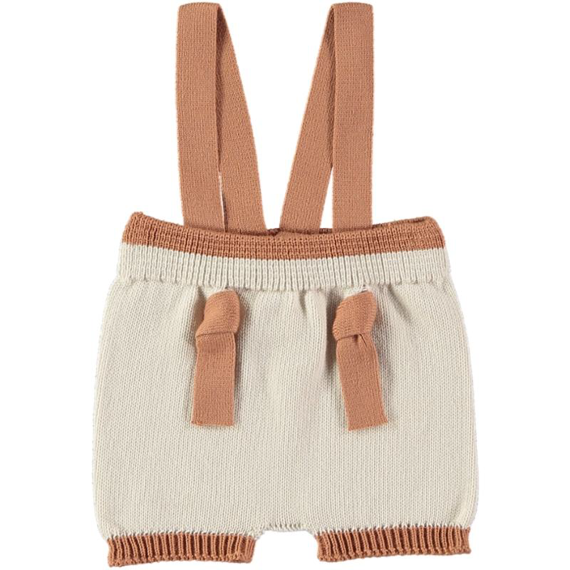 li & me - knit shorts with straps