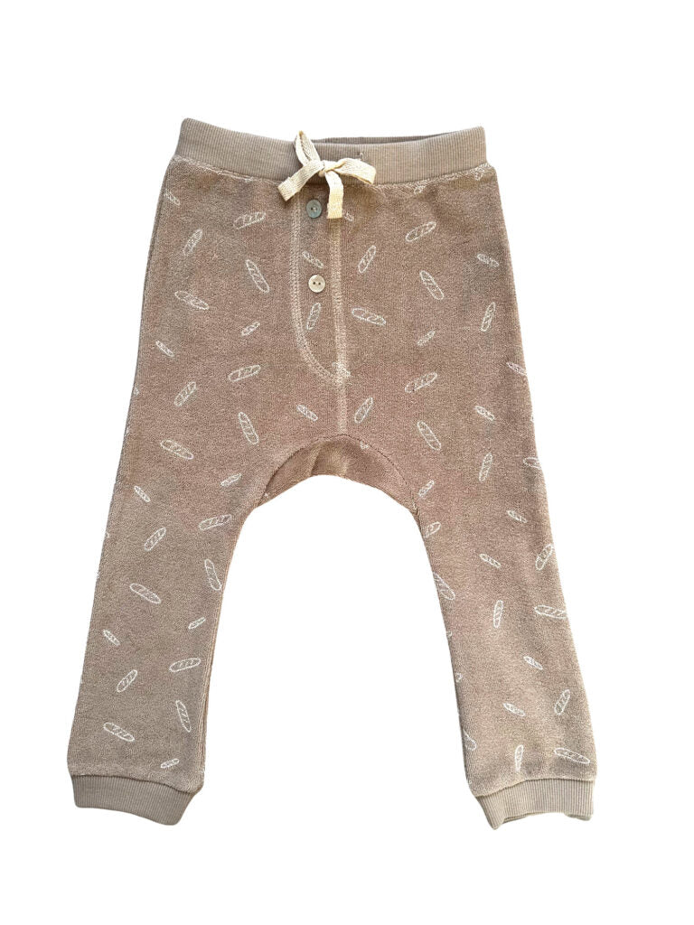 Terry leggings baguette beige