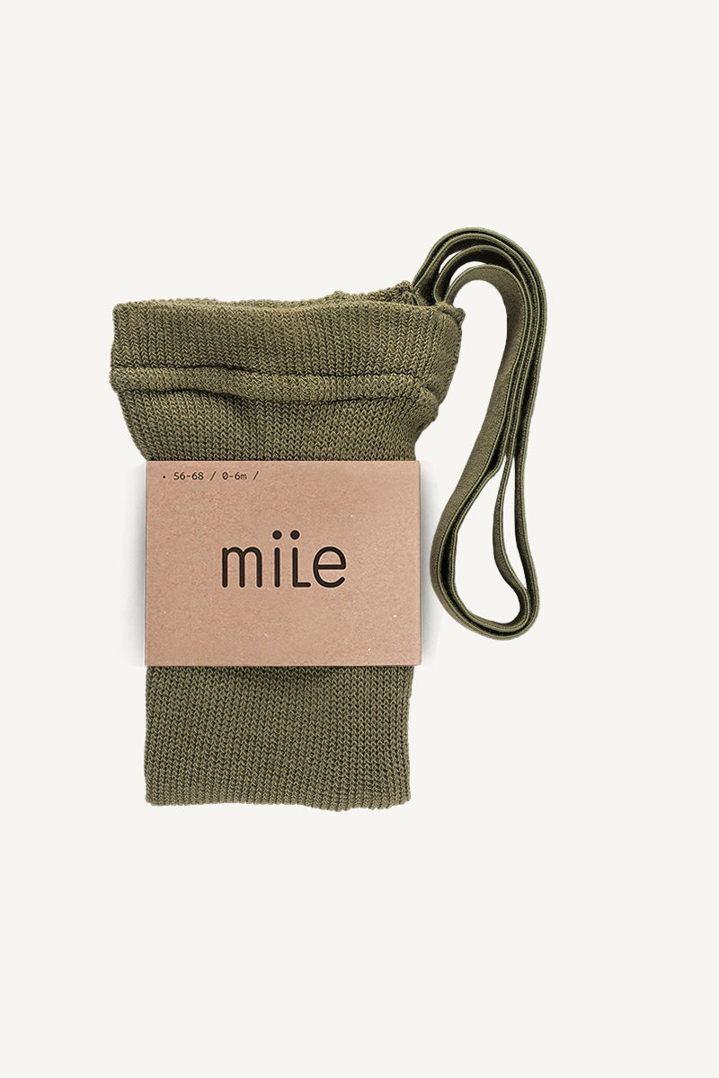 【LAST TWO】mile - herbal green tights with braces