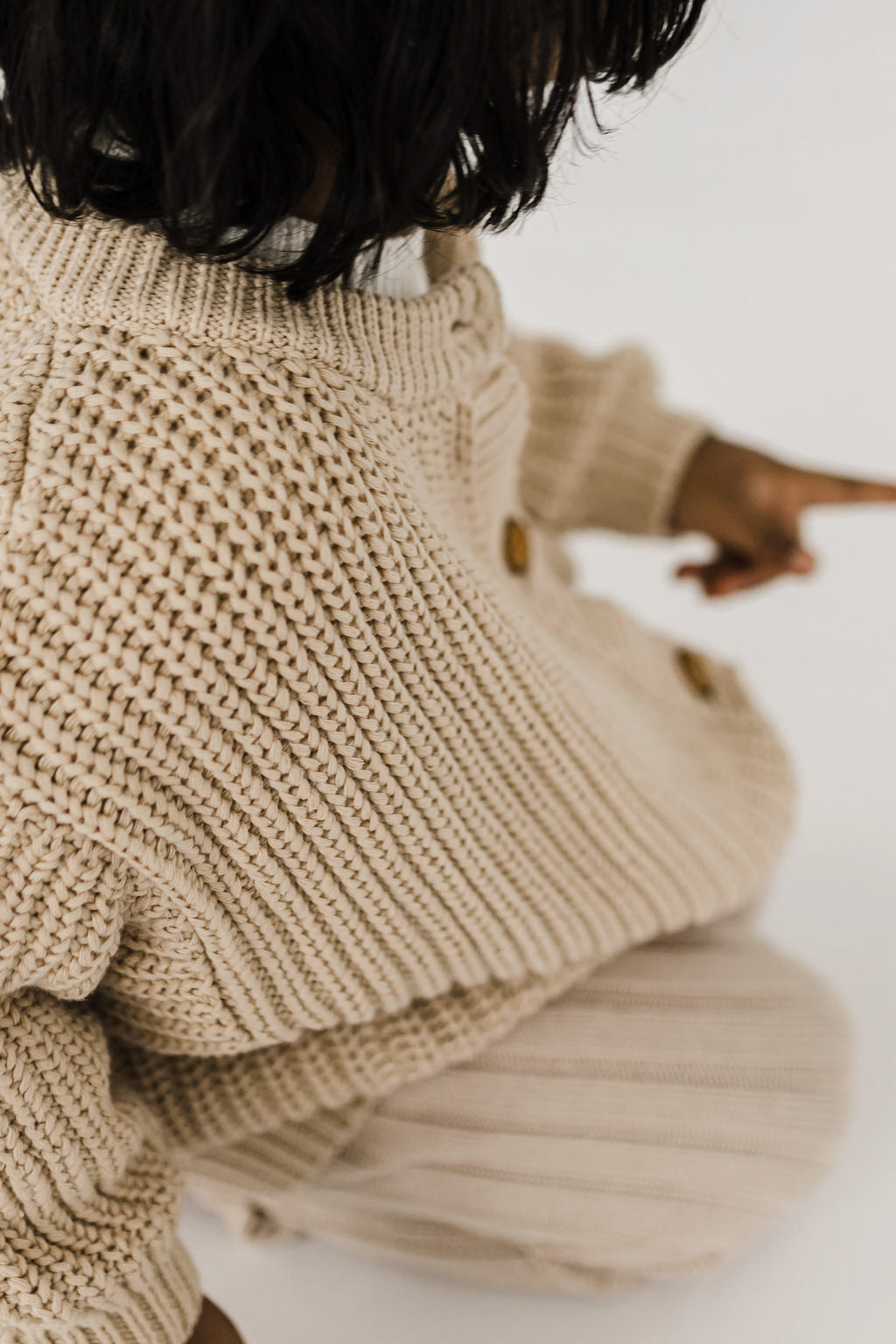 Oat Children - ' Carmel ' Chunky Cardigan – Engels Zimmer