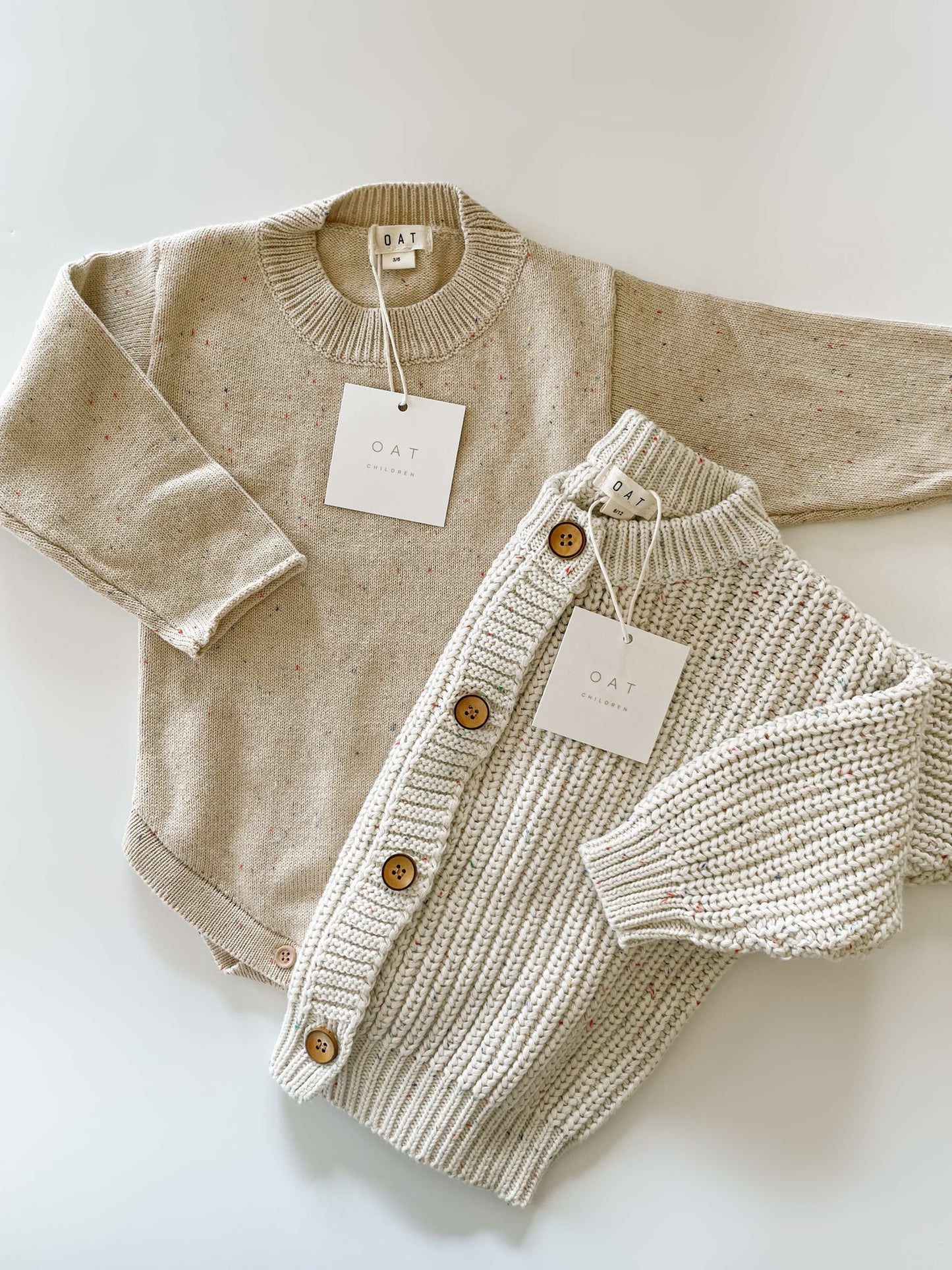 Oat Children - ‘ Sprinkle ‘ Chunky Cardigan