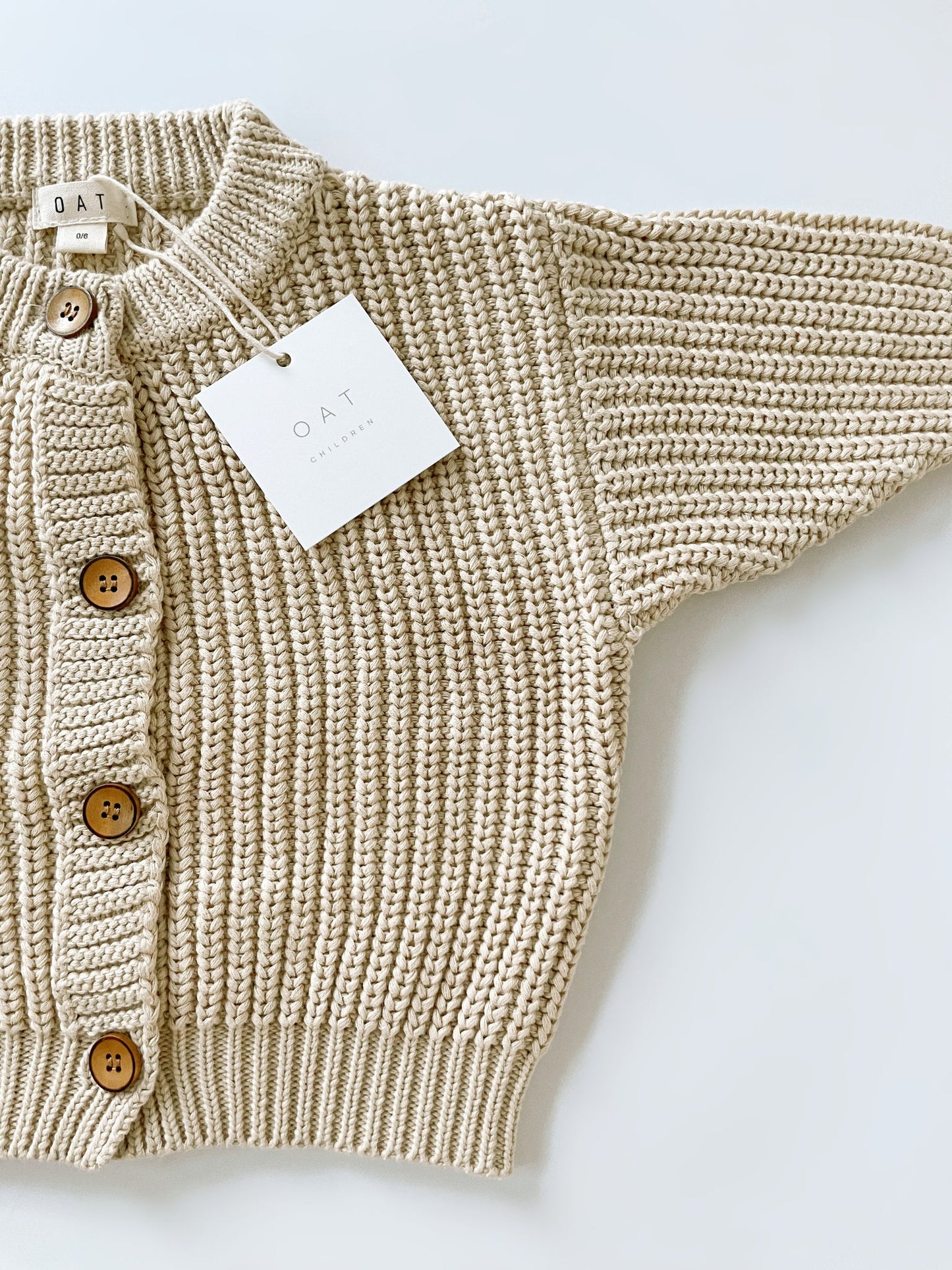 Oat Children - ‘ Carmel ‘ Chunky Cardigan