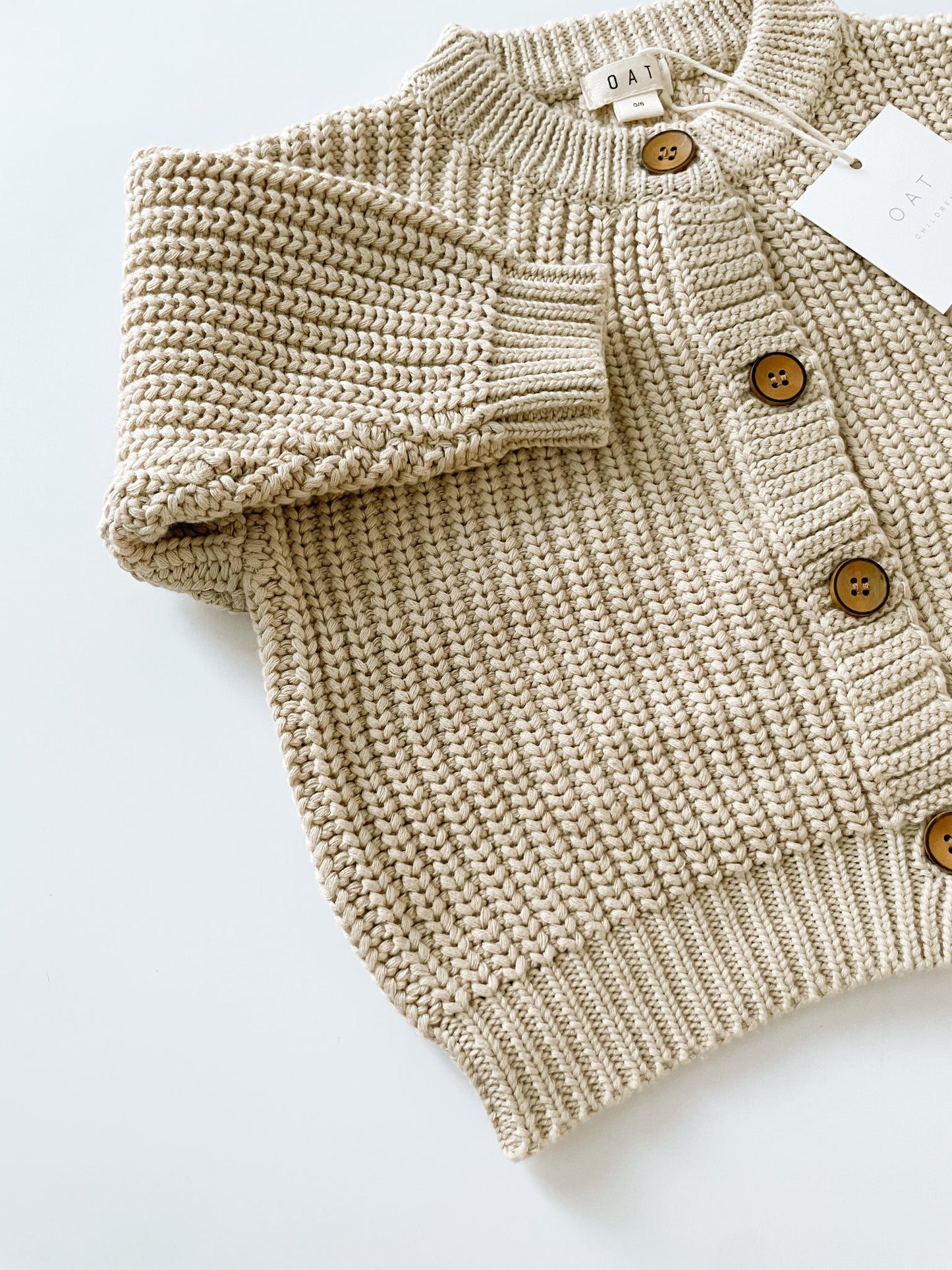 Oat Children - ‘ Carmel ‘ Chunky Cardigan