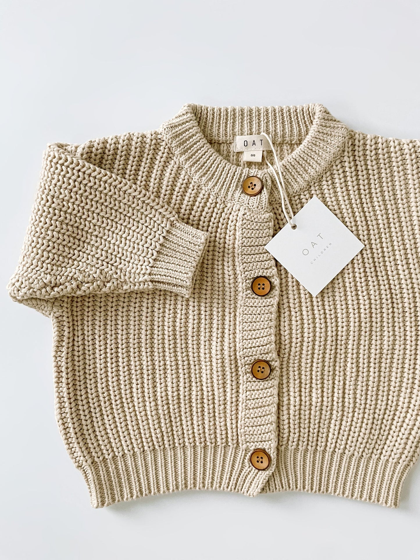 Oat Children - ‘ Carmel ‘ Chunky Cardigan