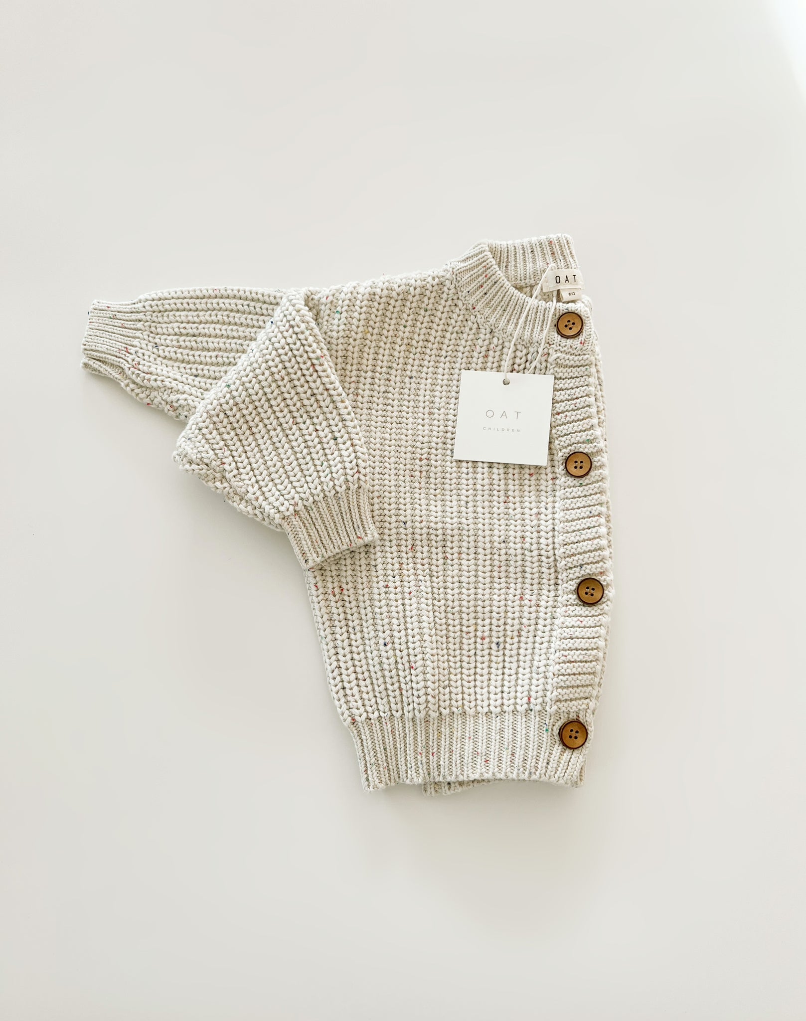 Oat Children - ' Sprinkle ' Chunky Cardigan – Engels Zimmer