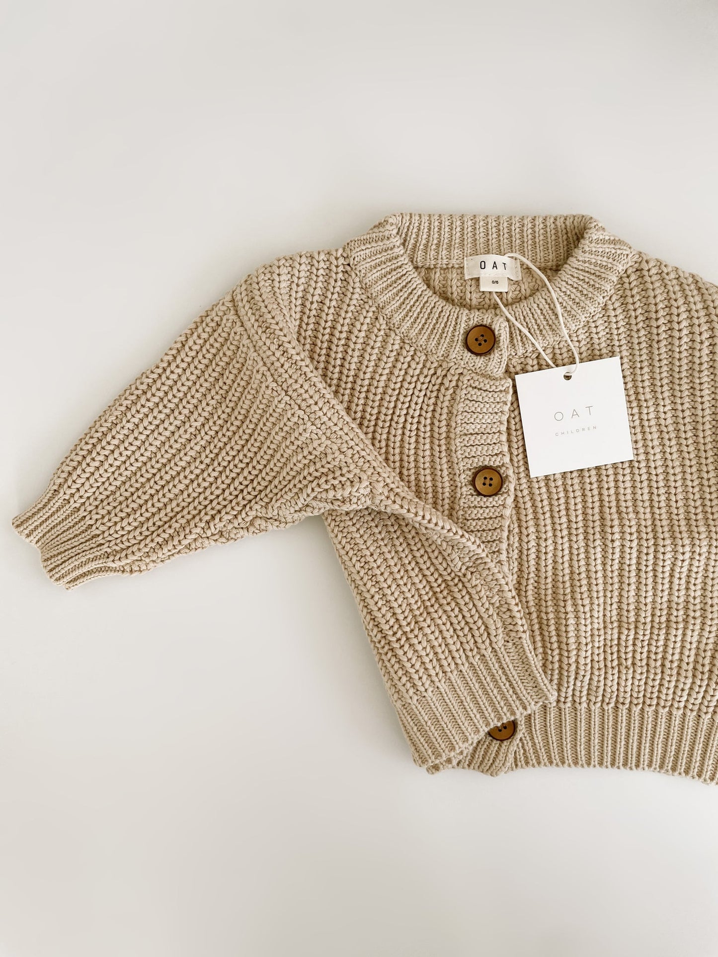 Oat Children - ‘ Carmel ‘ Chunky Cardigan