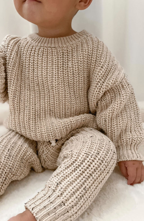 Oat Children - ‘Oat Fleck’ Chunky Sweater