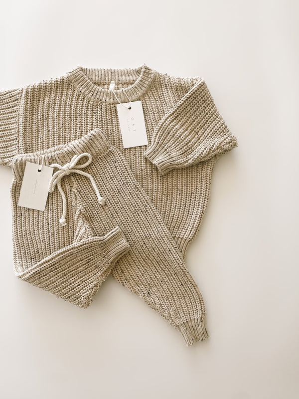 Oat Children - ‘Oat Fleck’ Chunky Sweater