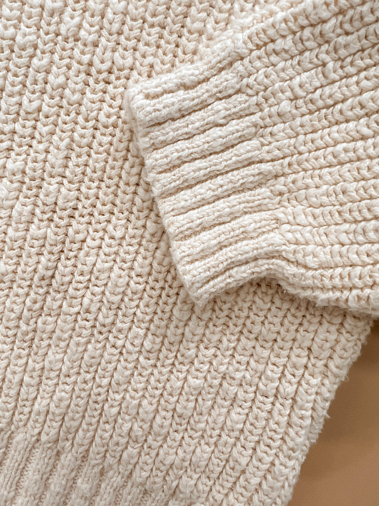 ZIGGY LOU - JUMPER | TEXTURED CHUNKY | HONEY